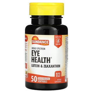 Sundance Vitamins, Santé oculaire à large spectre, 50 capsules à libération rapide