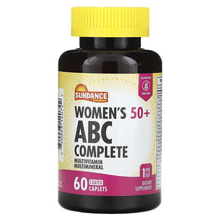 Sundance Vitamins, Women's 50+, ABC Complete Multivitamin Multimineral, 60 Coated Caplets