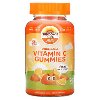 Sundown Naturals Kids, Once Daily Vitamin-C-Fruchtgummis, natürliche Orange, 90 Fruchtgummis