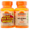 Melatonin, Twin Pack, 10 mg, 90 Capsules Each