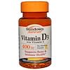 Vitamin D3, With Vitamin A, 400 IU, 100 Softgels