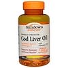 Cod Liver Oil, Double Strength, With Vitamin D3, 100 Softgels