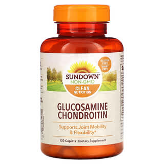Sundown Naturals, Glicosamina e Condroitina, 120 Cápsulas