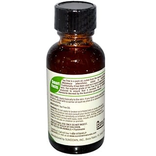 Sundown Naturals, Tea Tree Oil, 1 fl oz (30 ml)