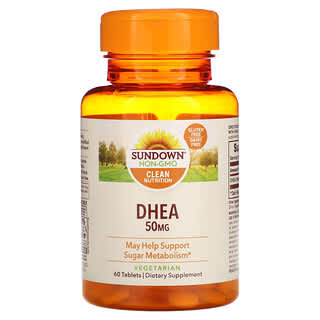 Sundown Naturals, DHEA, 50 mg, 60 comprimidos