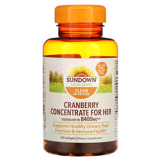 Sundown Naturals, Cranberry Concentrate For Her, 150 Softgels
