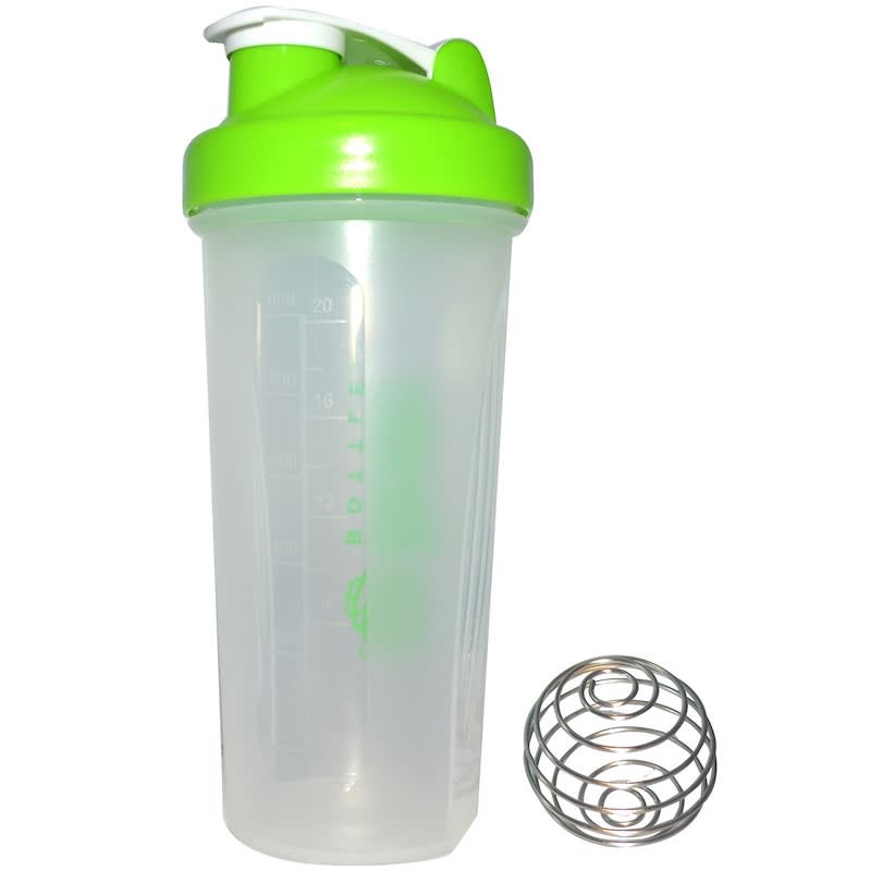 iHerb Blender Bottle with Blender Ball, Green, 28 oz