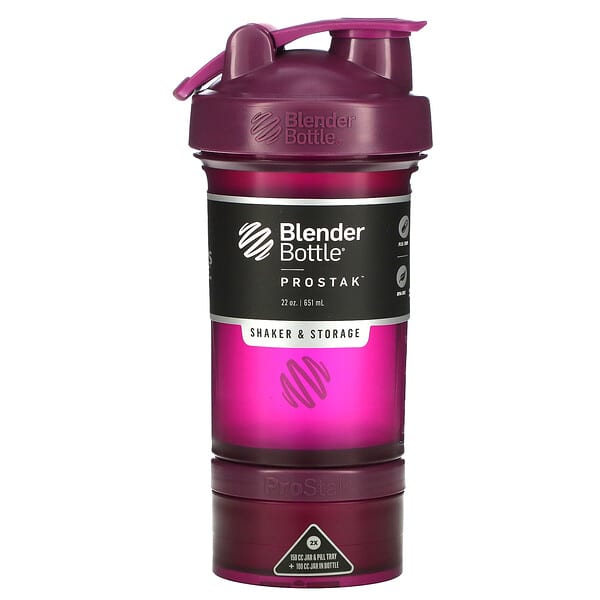 Blender Bottle, ブレンダーボトル、ProStak、プラム、22 oz