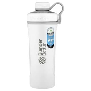 Blender Bottle, Mixerflasche Radian, Isolierter Edelstahl, Mattes Weiß, 770 ml