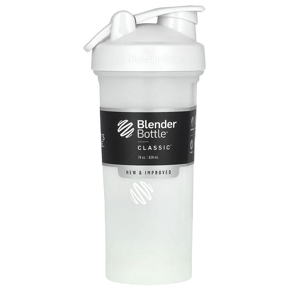 Blender Bottle, Classic 經典環形水杯，白色，28 盎司（828 毫升）