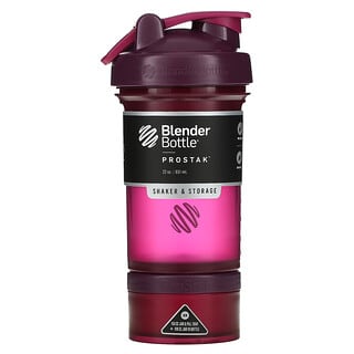 Blender Bottle, Pro Stak, Ciruela, 651 ml (22 oz)