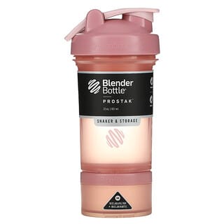 Blender Bottle, ProStak, Rose rose, 651 ml