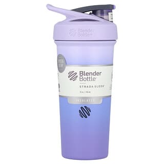 Blender Bottle, Strada sleek™（ストラーダスリーク）、断熱ステンレス鋼、ラベンダー、740ml（25オンス）