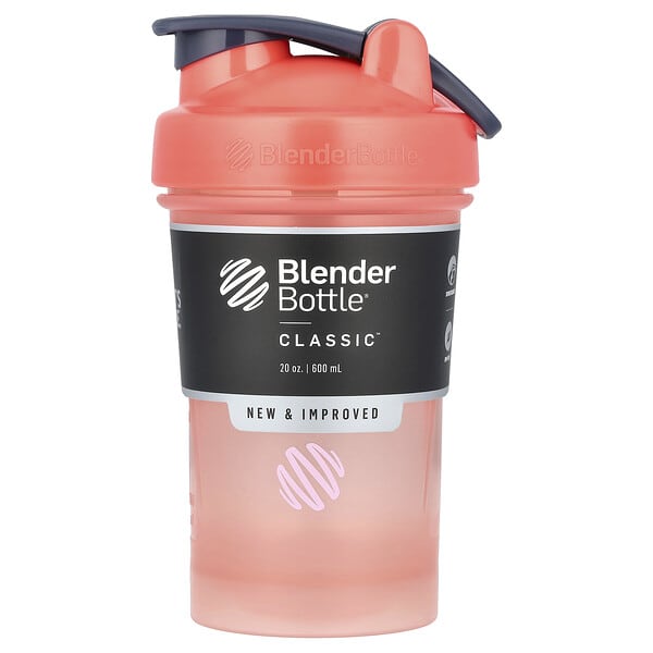 Blender Bottle, 클래식, 코랄, 600ml(20oz)