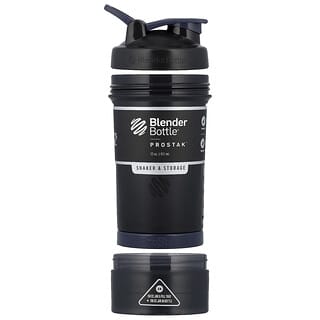 Blender Bottle, ProStak, Mezclador y almacenamiento, FC Black, 651 ml (22 oz)