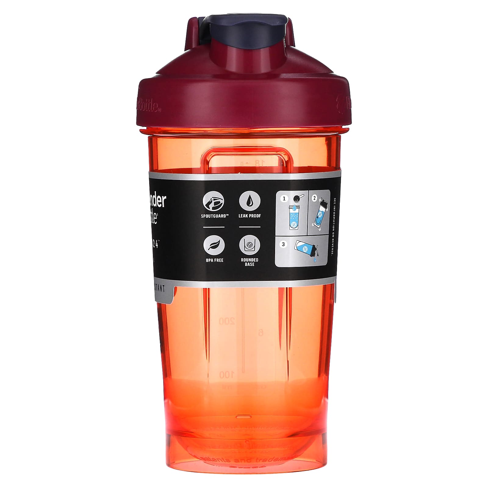 Blender Bottle, Pro Series, Pro24,FC 코랄, 710ml(24oz)