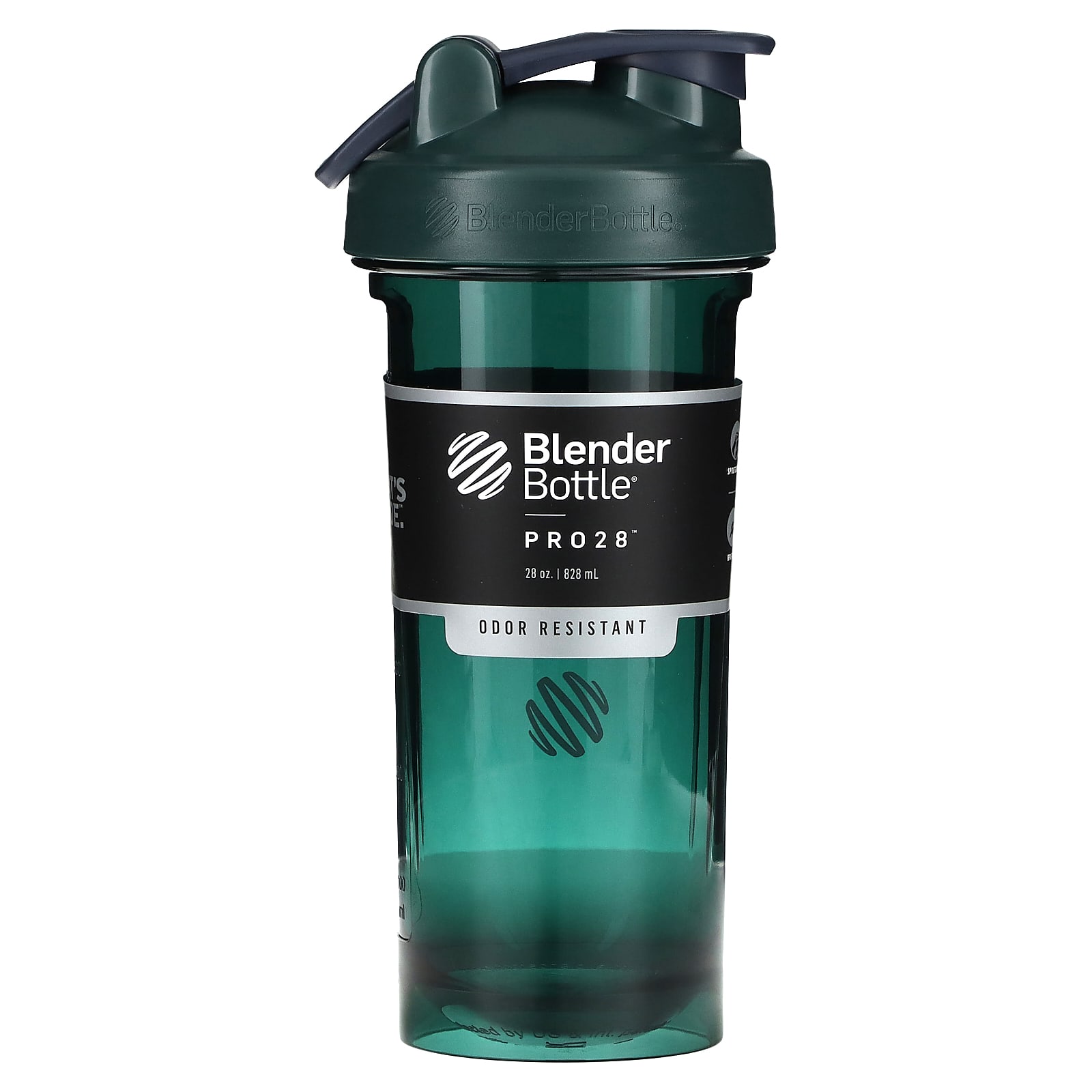 iHerb Blender Bottle with Blender Ball, Green, 28 oz