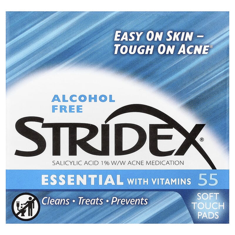 Essential with Vitamins, Alcohol Free, 55 Soft Touch Pads