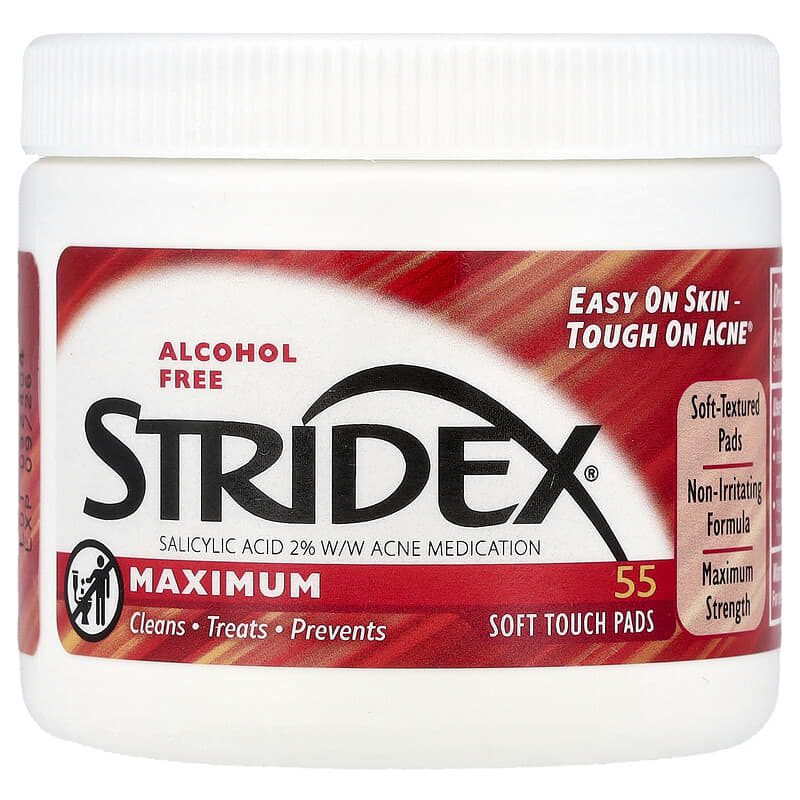 United Arab Emirates product data sample: Maximum, Alcohol Free, 55 Soft Touch Pads