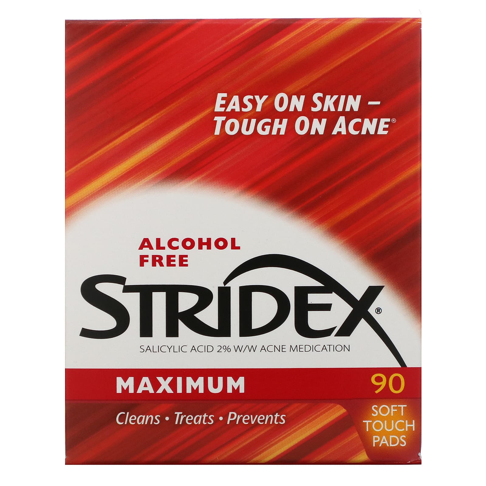 Stridex 1ステップ ニキビコントロール マキシマム アルコールフリー 90ソフトタッチパッド Stridex 1ステップ ニキビコントロール マキシマム アルコールフリー 90ソフトタッチパッド