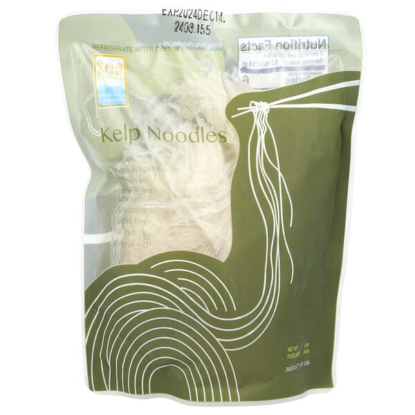 فوائد نودلز ياباني مع أفضل سعر على موقع اي هيرب 5 Sea Tangle Noodle Company, Kelp Noodles, 12 oz (340 g)