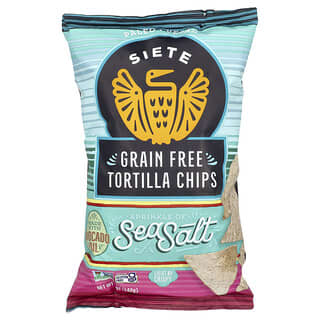 Siete, Grain Free Tortilla Chips, Sea Salt,  5 oz (142 g)