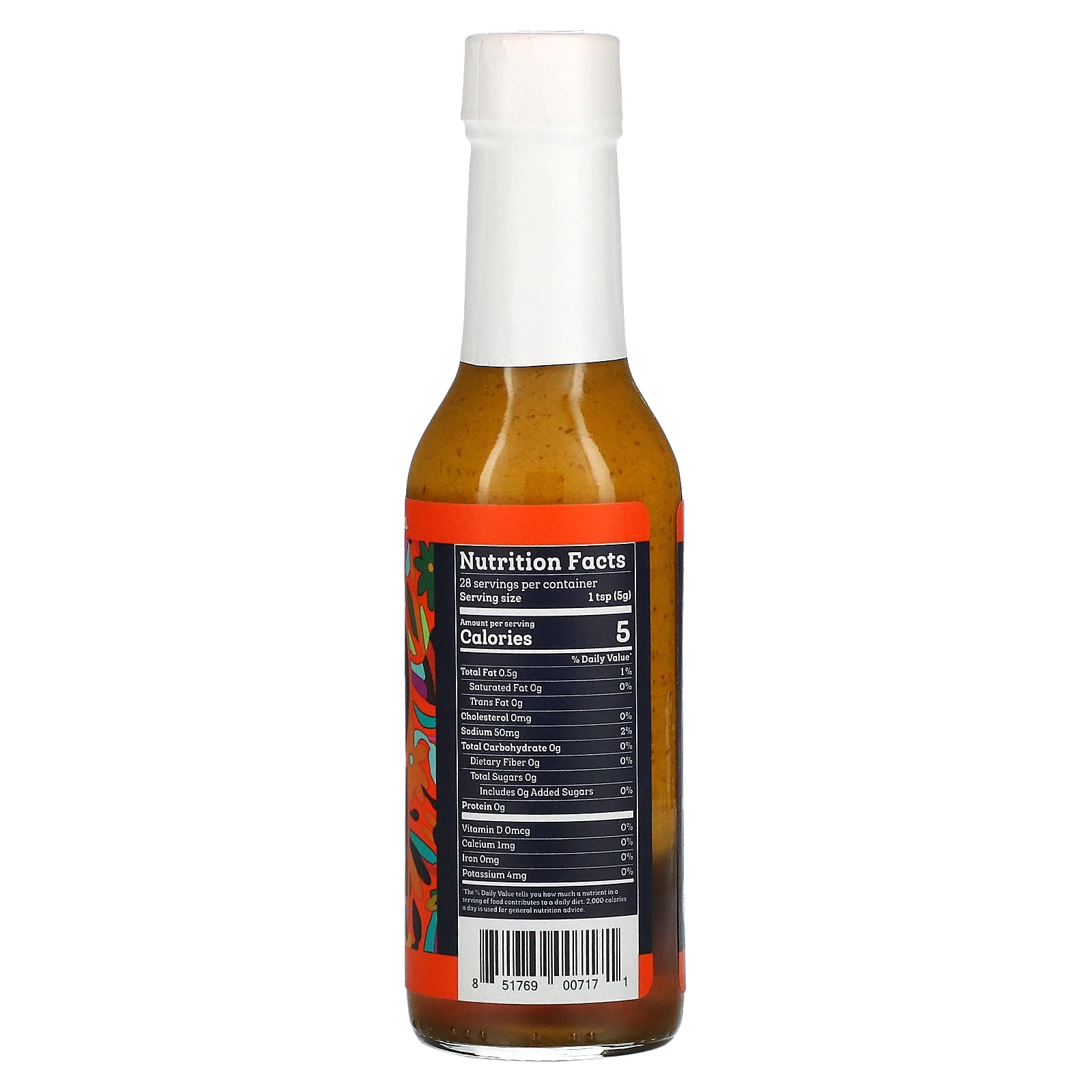 Siete, Hot Sauce, Habanero, 5 oz (141 g)