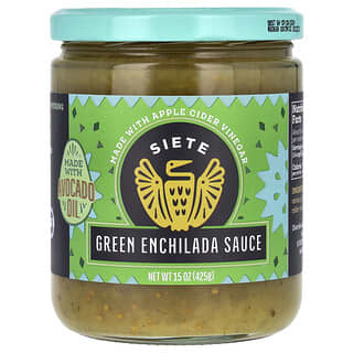 Siete, Green Enchilada Sauce, grüne Enchilada-Sauce, 425 g (15 oz.)