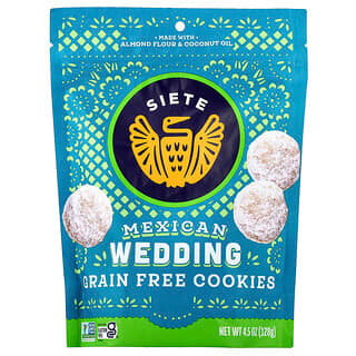 Siete, Grain Free Biscuits, Mexican Wedding, 4.5 oz (127.6 g)
