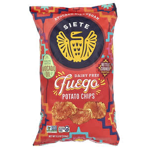 Siete, Potato Chips, Fuego , 5.5 Oz (156 g)'