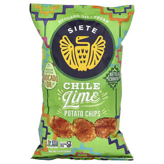 Siete, Patatas fritas, Chile y lima, 156 g (5,5 oz)