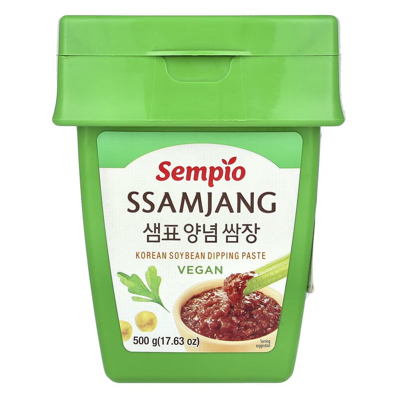 サムジャン、韓国産大豆ディップペースト、ヴィーガン、500g（17.63