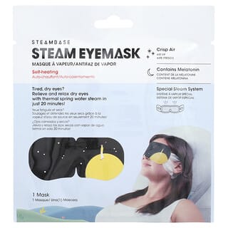 Steambase, Masque pour les yeux à la vapeur, Air frais, 1 masque