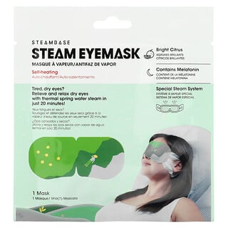 Steambase, Паровая маска для глаз, яркий цитрус, 1 маска для глаз