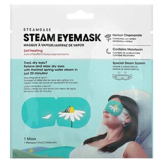 Steambase, Паровая маска для глаз, травяная ромашка, 1 шт.