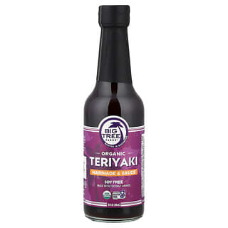 Big Tree Farms, Biologische sojavrije teriyaki, marinade en saus, 296 ml