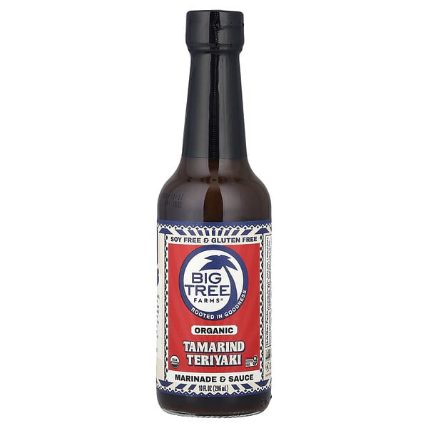 Big Tree Farms, 유기농 타마린드 데리야끼, 마리네이드 & 소스, 296ml(10fl oz)