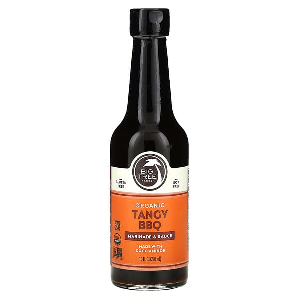 Big Tree Farms, Tangy BBQ, Adobo y salsa orgánica, 296 ml (10 oz. líq.)