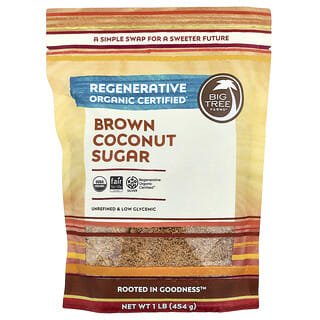 Big Tree Farms, Organic Brown Coconut Sugar, 1 lb (454 g)