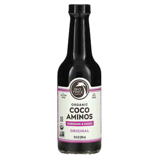 Big Tree Farms, Coco Aminos Orgânico, Molho de Temperos e Marinada, Original, 296 ml (10 fl oz)