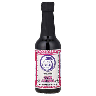Big Tree Farms, Aminos de coco orgánicos, Salsa condimentada y adobo, Original, 296 ml (10 oz. Líq.)
