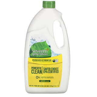 Seventh Generation, Dishwasher Detergent Gel, Lemon, 42 fl oz (1.19 kg)