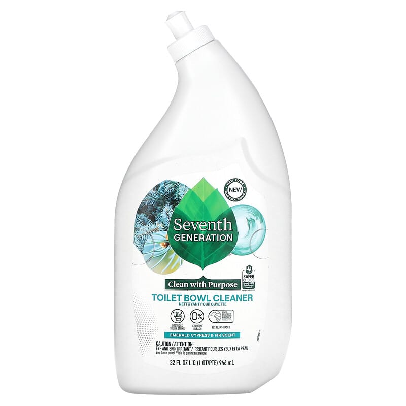 Toilet Bowl Cleaner, Tea Tree & Peppermint, 24 fl oz (710 ml)