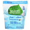 Seventh Generation, Laundry Detergent Packs, Free & Clear, 45 Packs, 1.98 lbs (900 g)