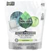Seventh Generation, Pacotes de Detergente para Roupas, Ultrapotência +, Aroma de Limpeza, 42 Pacotes, 840 g (29,6 oz)