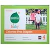 Chlorine Free Diapers, Stage 4, 22-37 lb, 64 Diapers