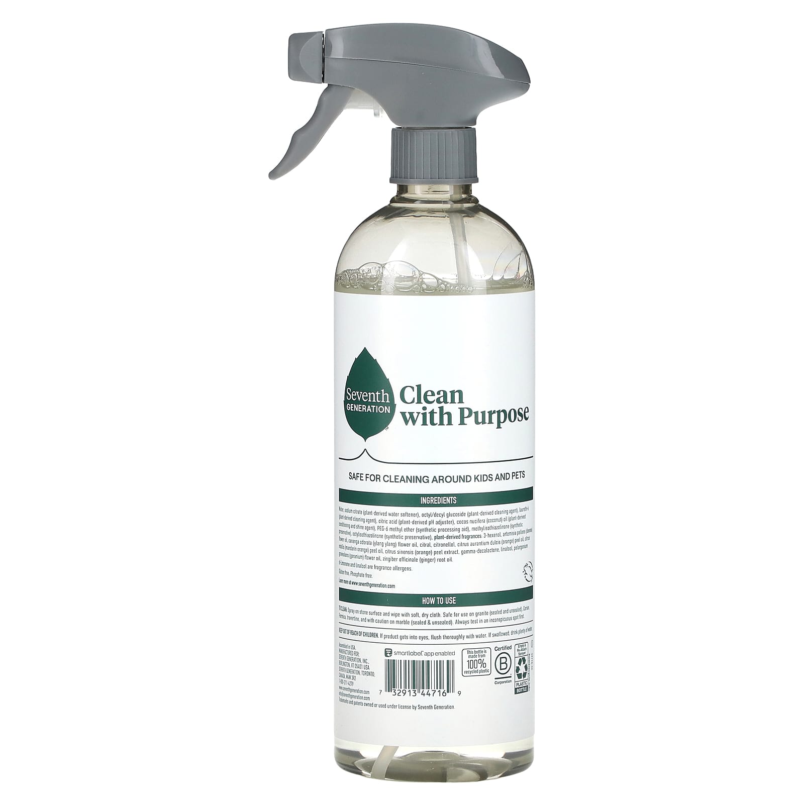 Seventh Generation, Granite & Stone Cleaner, Mandarin Orchard, 23 fl oz