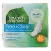 Free & Clear Ultra-Thin Pads with Wings, Overnight, 14 Pads