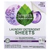 Seventh Generation, Foi de detergent de rufe, lavandă proaspătă, 32 de foi, 122,4 g