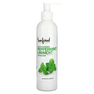 Sunfood, Soothing Lotion, Old Fashioned Peppermint Liniment, 8 fl oz (236.6 ml)